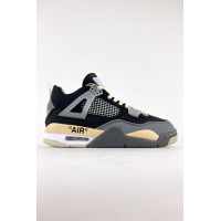 Чоловічі баскетбольні кросівки Nike Air Jordan 4 Retro Black Beige