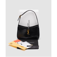 Жіноча сумка Yves Saint Laurent Hobo Le 5 A 7 in Crocodile-Embossed Shiny Leather Premium