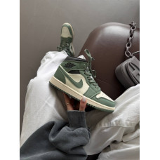 Унісекс кросівки Nike AIR JORDAN 1 RETRO MID «JADE SMOKE»