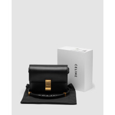 Жіноча сумка Celine Classic Box Medium Black/Gold Premium