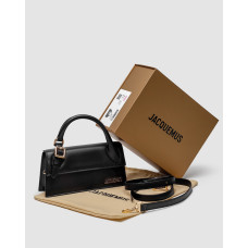 Жіноча сумка Jacquemus Le Chiquito Long Boucle Black Premium