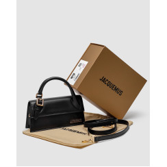 Жіноча сумка Jacquemus Le Chiquito Long Boucle Black Premium