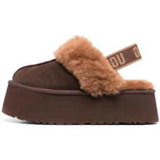 Жіночі зимові ботинки UGG Funkette Brown CHOCOLATE Premium