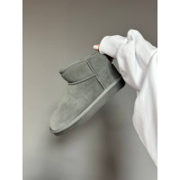 Жіночі зимові ботинки UGG ULTRA MINI COOL GREY SUEDE