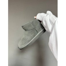 Жіночі зимові ботинки UGG ULTRA MINI COOL GREY SUEDE