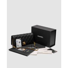Жіноча сумка Chanel Shoulder Bag Black/Gold Premium