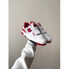 Жіночі та чоловічі кросівки New Balance 550 White\Red