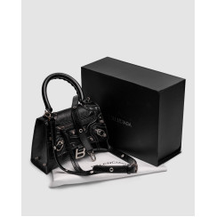 Жіноча сумка Balenciaga Hourglass X Le Cagole Black Premium