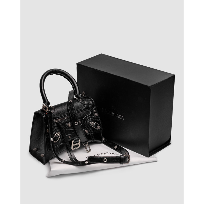 Жіноча сумка Balenciaga Hourglass X Le Cagole Black Premium