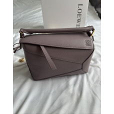 Жіноча сумка Loewe Small Puzzle Bag In Classic Calfskin Lilac Premium