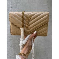Жіноча сумка YSL Envelope Beige Premium