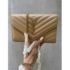 Жіноча сумка YSL Envelope Beige Premium