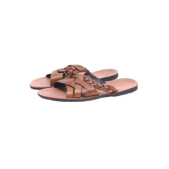 Мужские шлепанцы Bally коричневые 0956-1